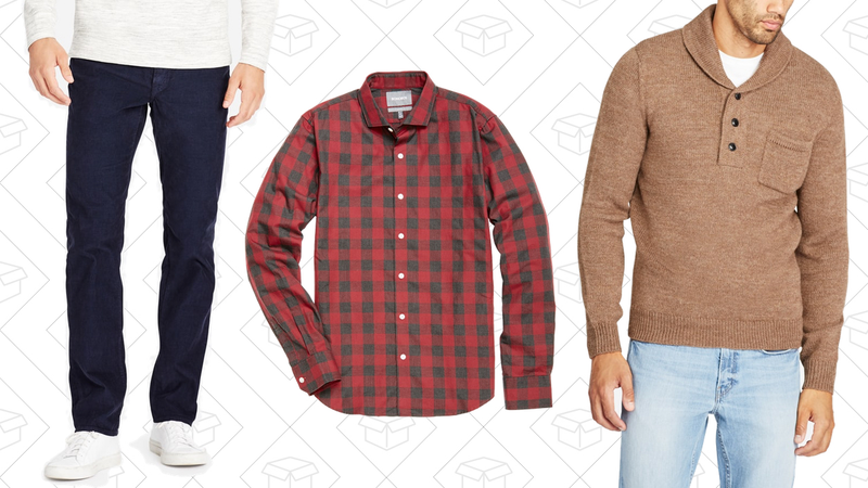 French Corders, $90 | The Unbutton-Down, $69 | Alpaca Blend Shawl Popover, $104